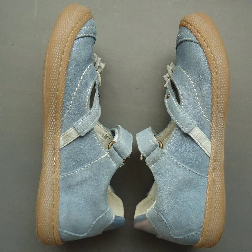 SIZE 27. Primigi Sky effects system Mary Jane suede shoes.